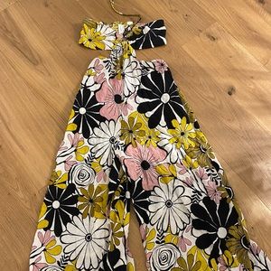 Anthropologie Parrot Pant Jumpsuit - Medium